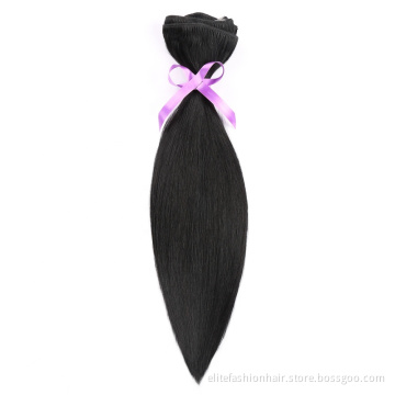 High Quality Clip In Hair Extensions 8pcs Natural Human Virgin Hair Custom Remy Hair Extensions Clip In